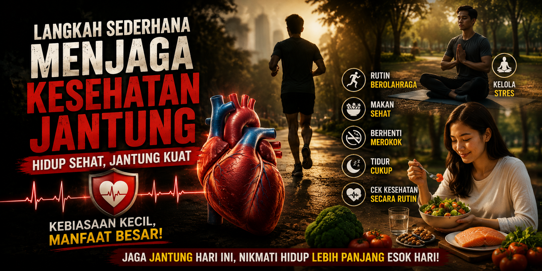 Langkah Sederhana Menjaga Kesehatan Jantung